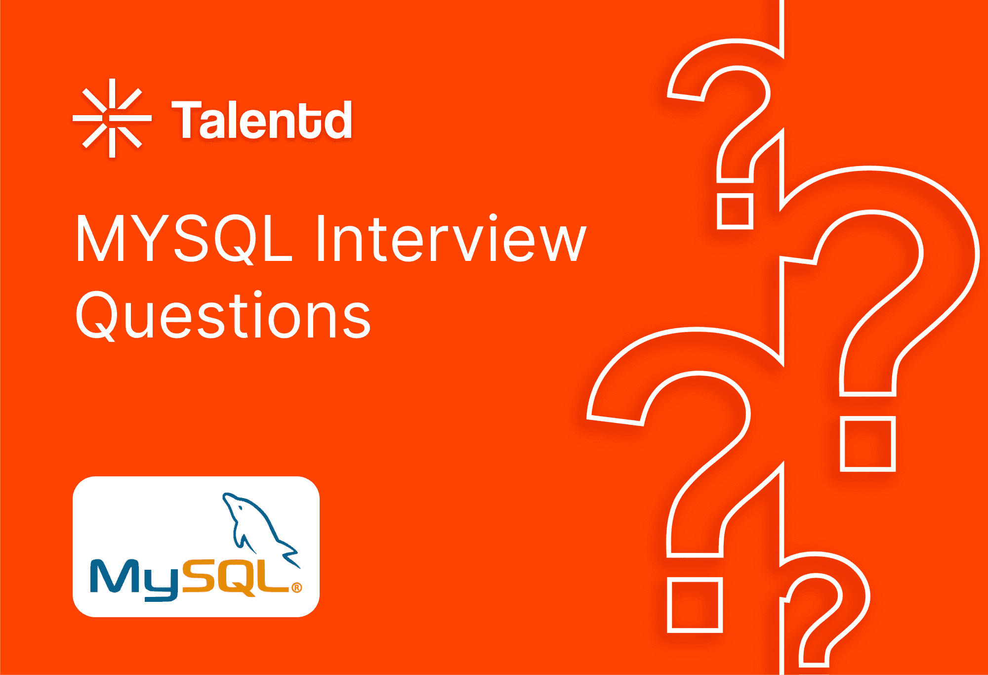 MySQL Interview Questions