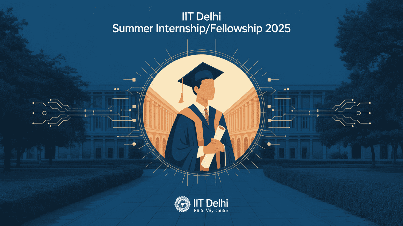 IIT Delhi Summer Internship/Fellowship 2025: Eligibility, Last Date, Process, Stipend, Rank/NOC Format & How to Apply