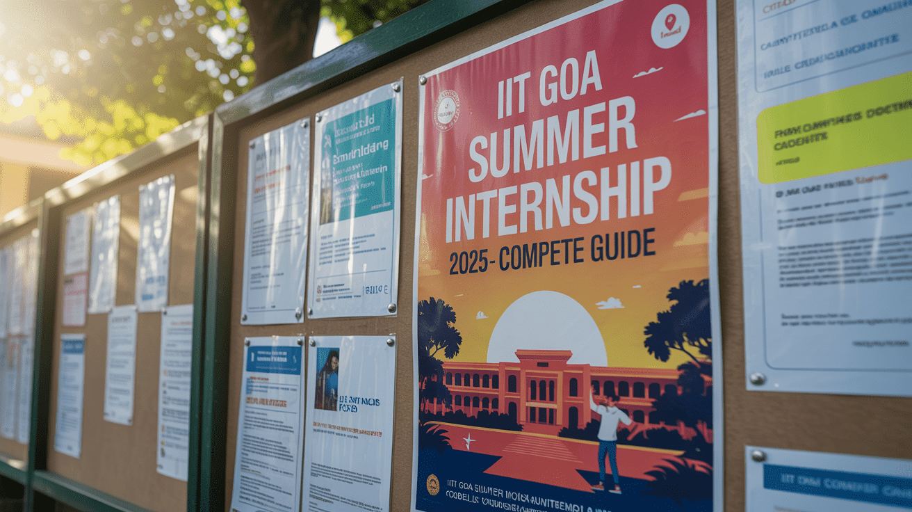 IIT Goa Summer Internship 2025 – Complete Guide