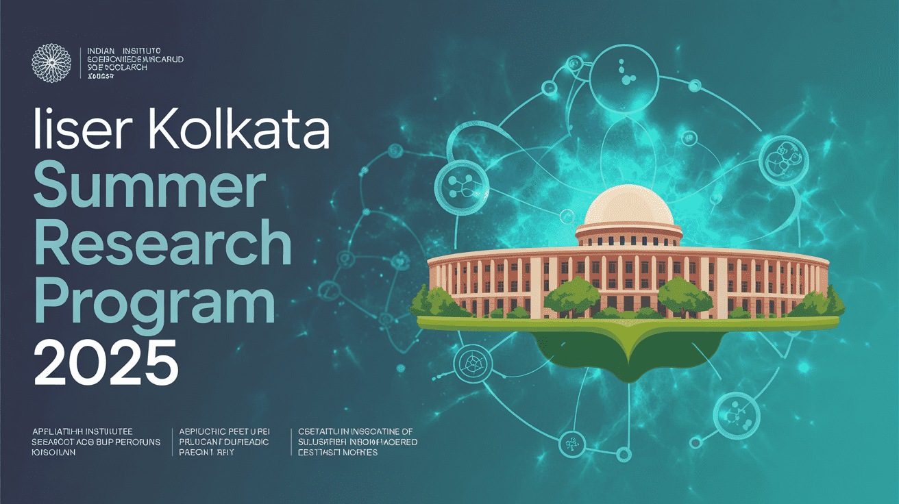 IISER Kolkata Summer Research Program 2025: Eligibility, How to Apply, Last Date & Supervisors