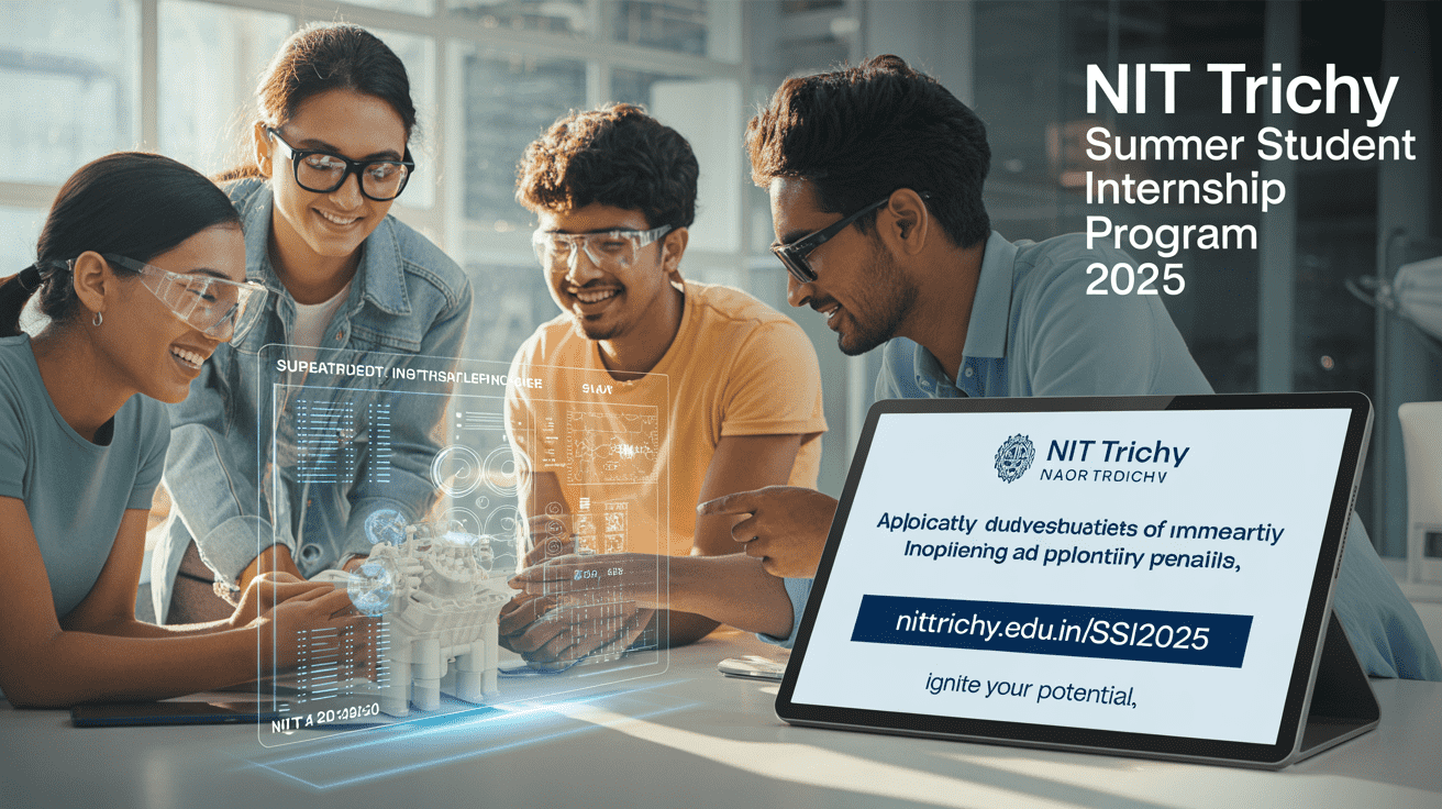 NIT Trichy Summer Student Internship 2025 – Last Date, Application Form, Eligibility, Stipend & How to Apply