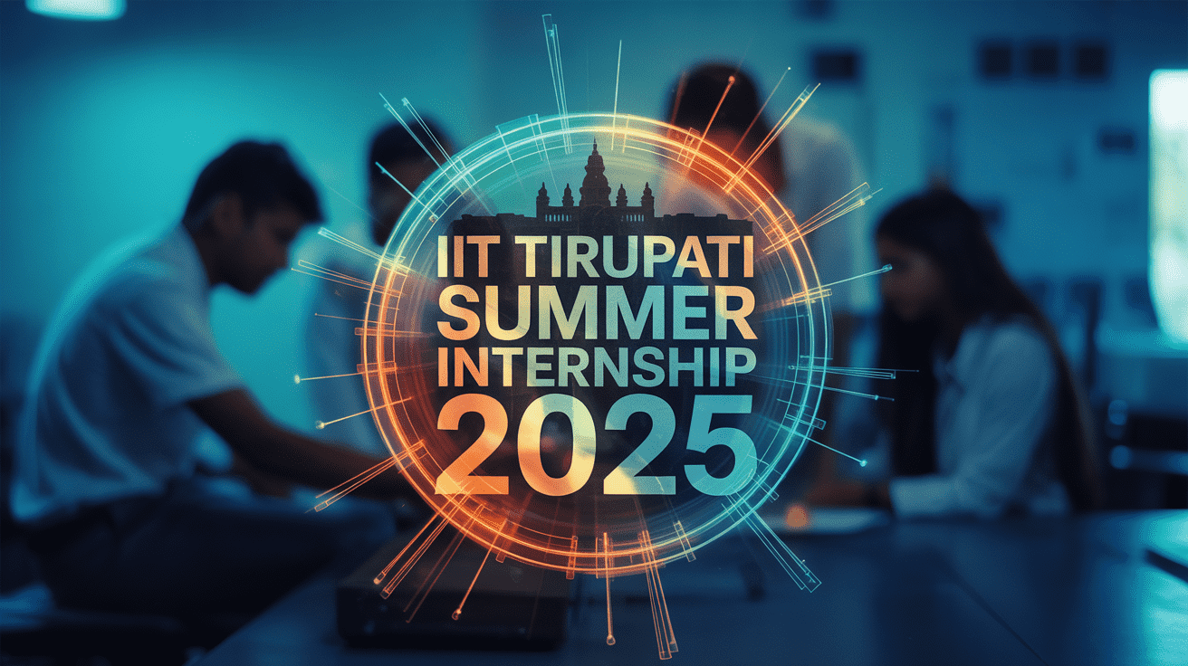 IIT Tirupati Summer Internship 2025: Eligibility, Apply Online, Form, Last Date & Stipend