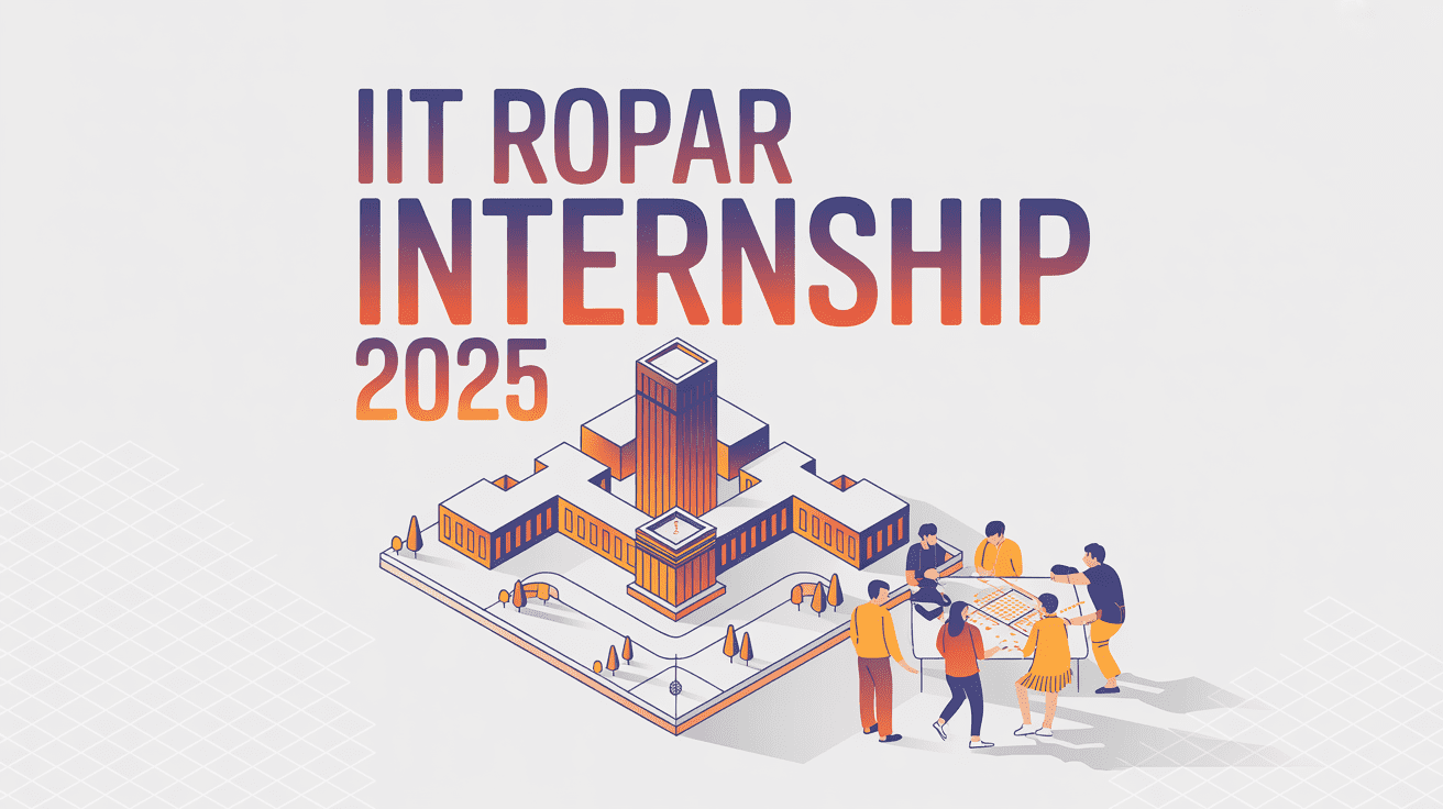 IIT Ropar Internship 2025 Opportunity for B.E./B.Tech. Students – Eligibility, Projects, Last Date & Application Process