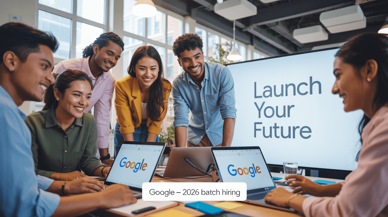 Google Freshers Hiring 2026 Batch – University Graduate – Jobs in Bengaluru, Hyderabad, Pune