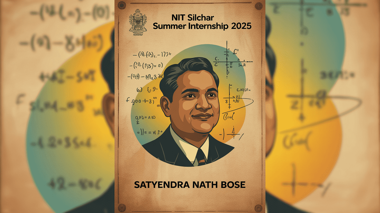 NIT Silchar Summer Internship 2025 – Satyendra Nath Bose – Eligibility, Stipend, Online/Offline, Faculty List & How to Apply