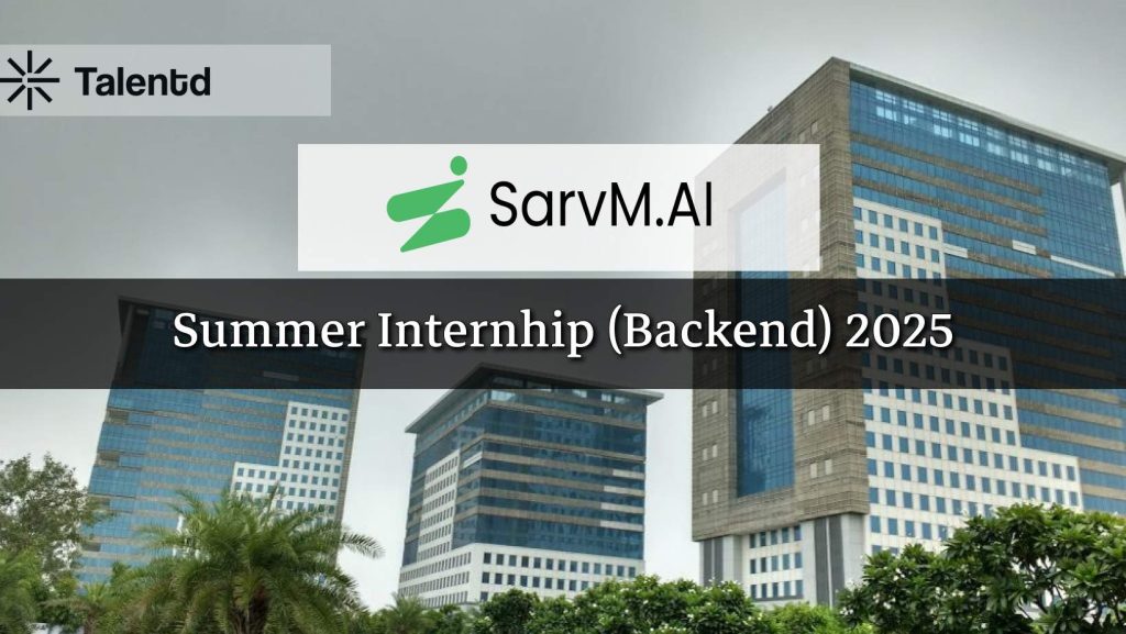 Backend Developer at SarvM.AI