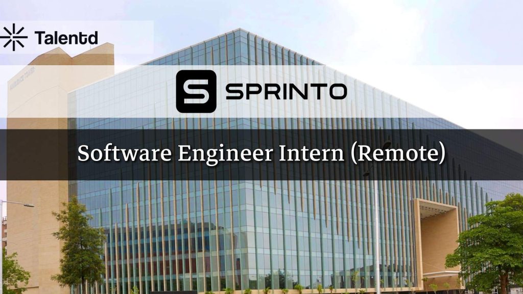 Software Engineer Intern at Sprinto