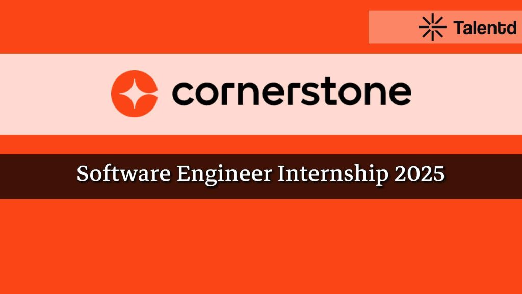 SDET Intern at Cornerstone 