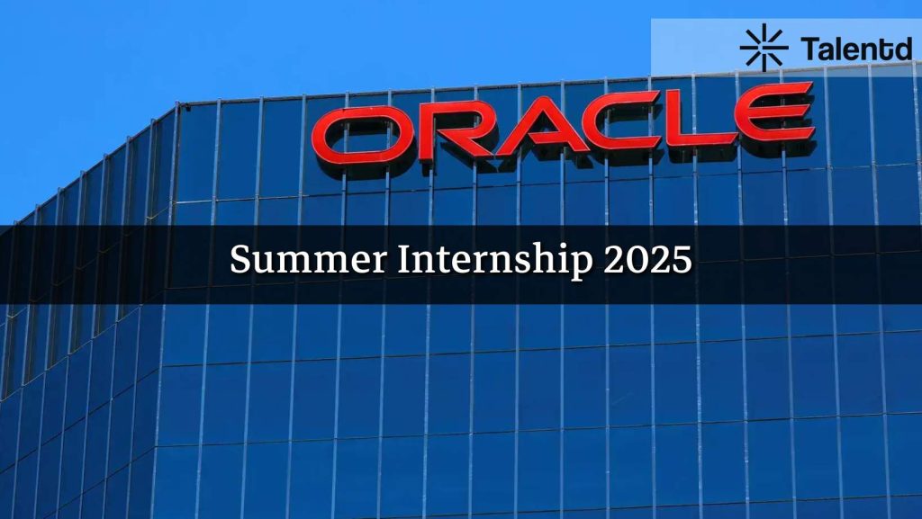 Intern at Oracle