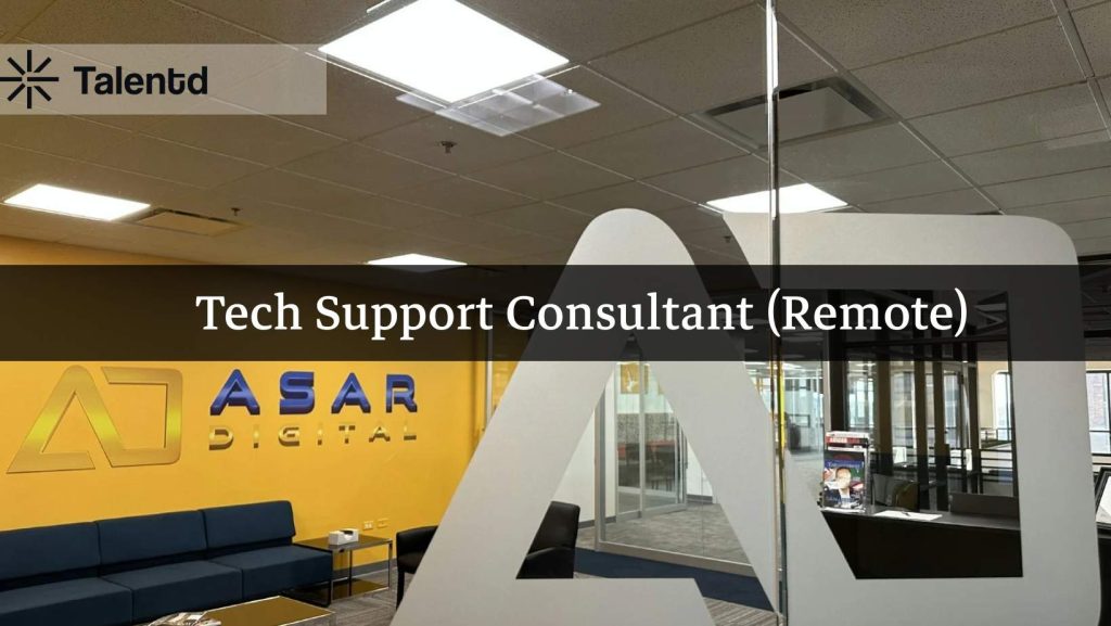 Technical Support Consultant at ASAR Digital