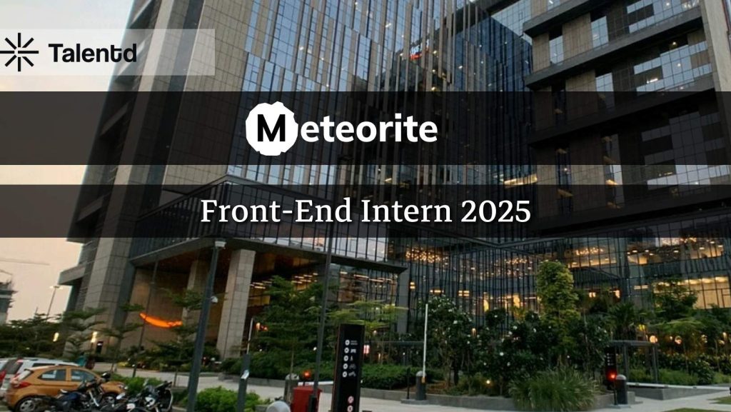 Front-End Developer Intern at Meteorite Consulting