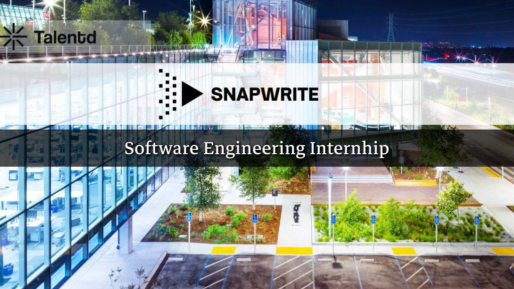 Software Engineering Intern at SnapWrite AI