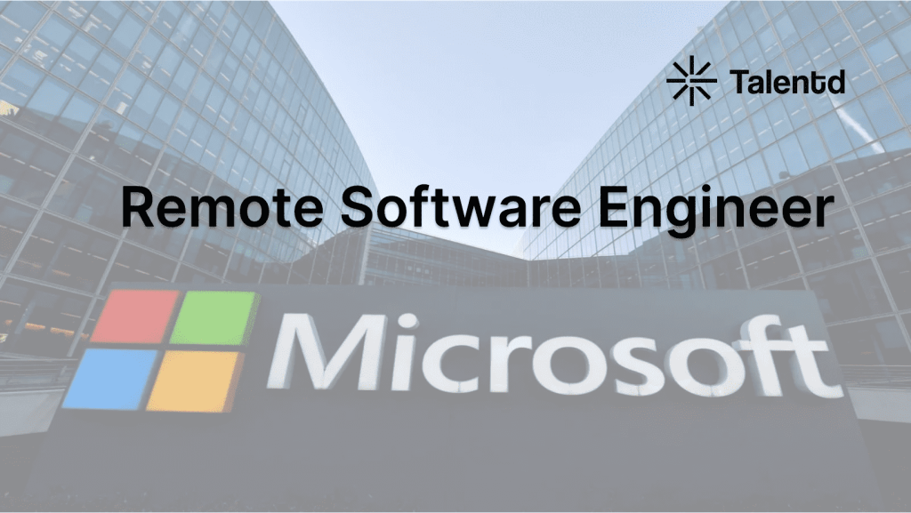 Software Engineer  at Microsoft