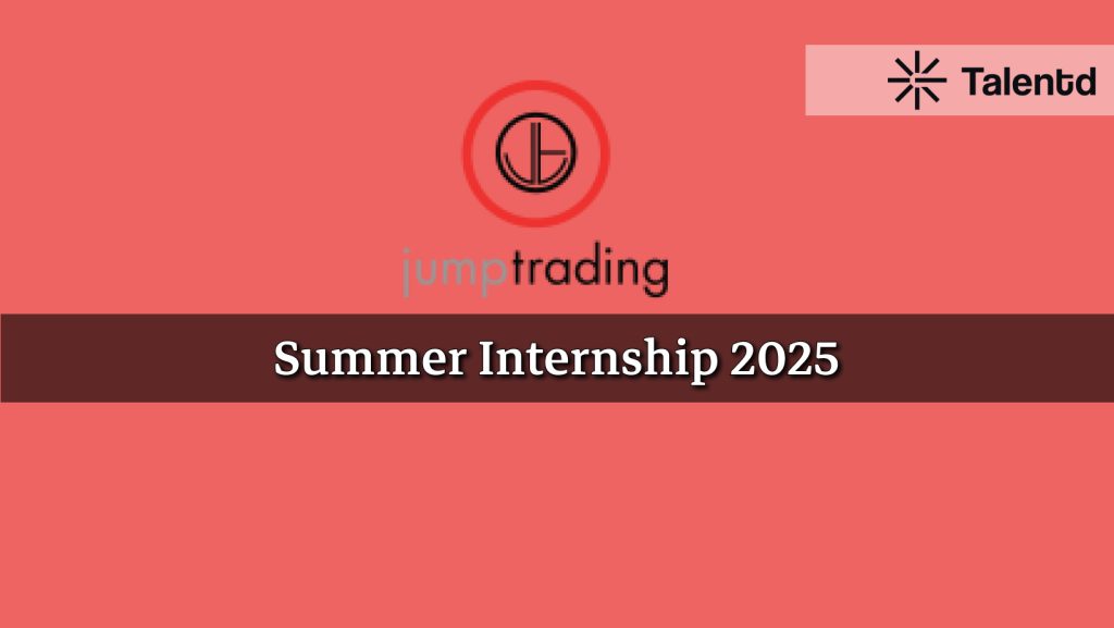 Software Engineer Internship at Jump Trading
