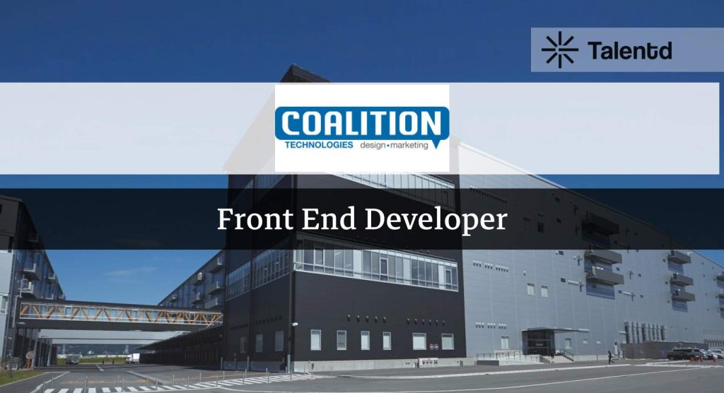 Front End Developer at Coalition Technologies