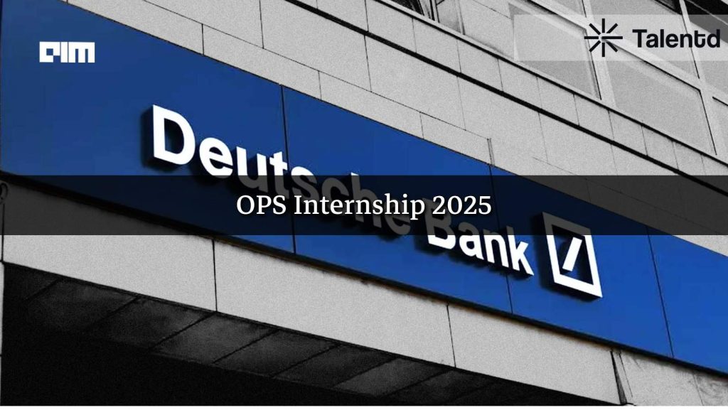 OPS Intern at Deutsche Bank