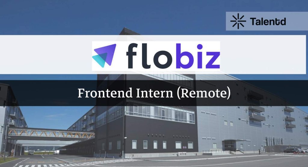 Frontend Intern at Flobiz