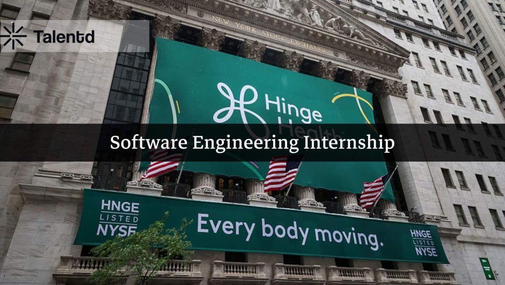 Software Engineering Internship at Hinge Health 