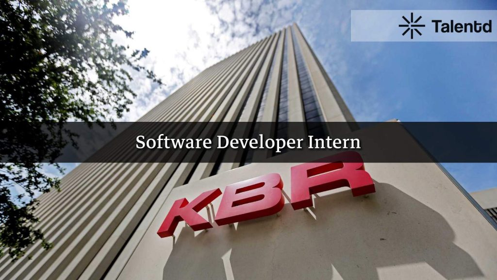 Software Developer Intern at KBR