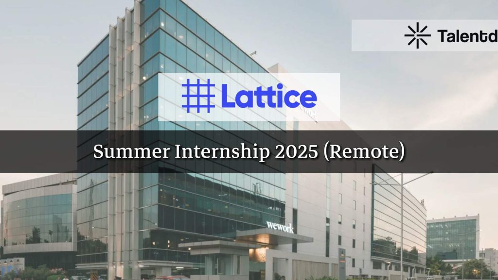 AI Intern at Lattice Build Technology