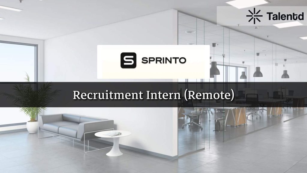  Recruitment Intern (Remote) at Sprinto