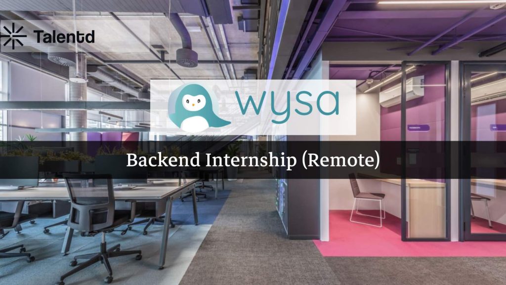 Backend Intern at Wysa