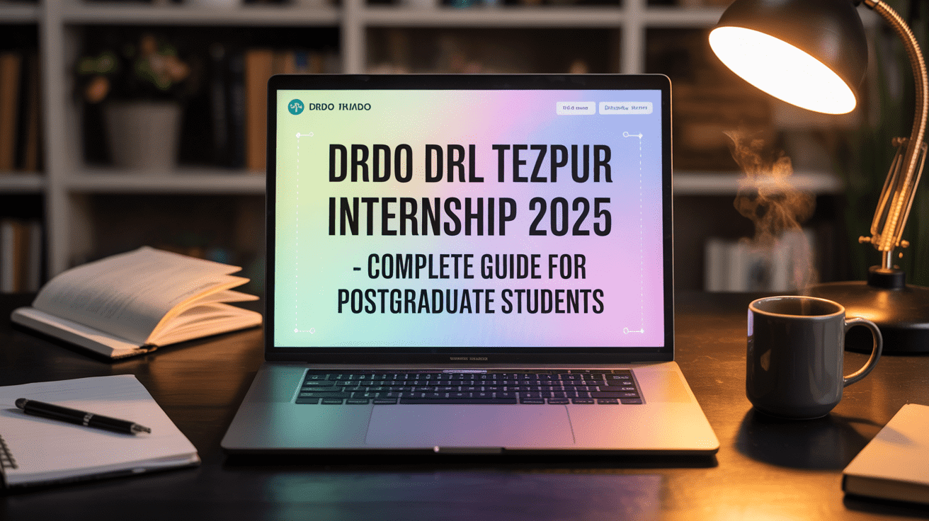DRDO DRL Tezpur Internship 2025 – Complete Guide for Postgraduate Students