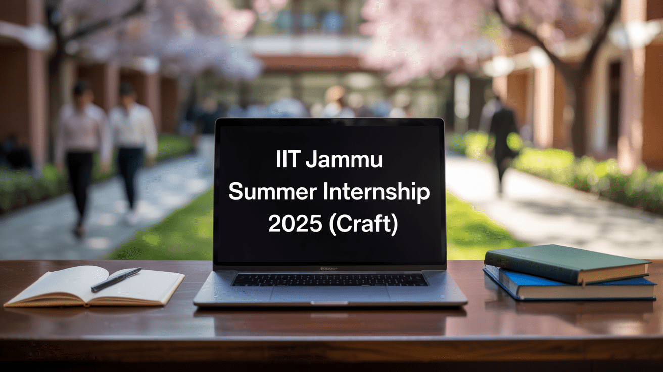 IIT Jammu Summer Internship 2025 (CRAFT) – Eligibility, Last Date, How to Apply & Accommodation