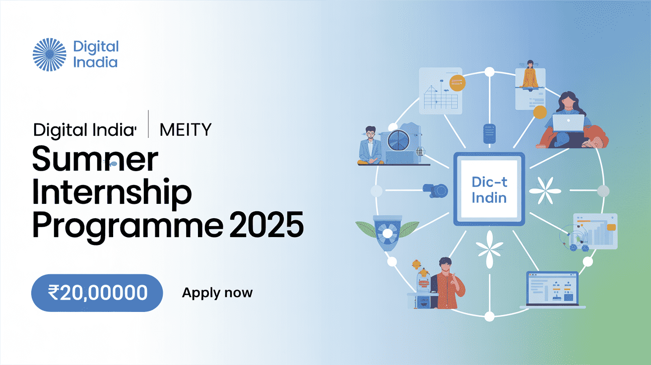 Digital India MeitY Summer Internship Programme 2025 (BHASHINI) – ₹20,000 Stipend, Apply Now!