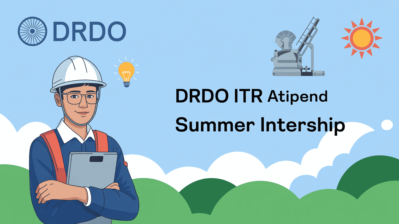 DRDO ITR Summer Internship 2025 – Complete Details, Eligibility, How to Apply, Stipend, Last Date