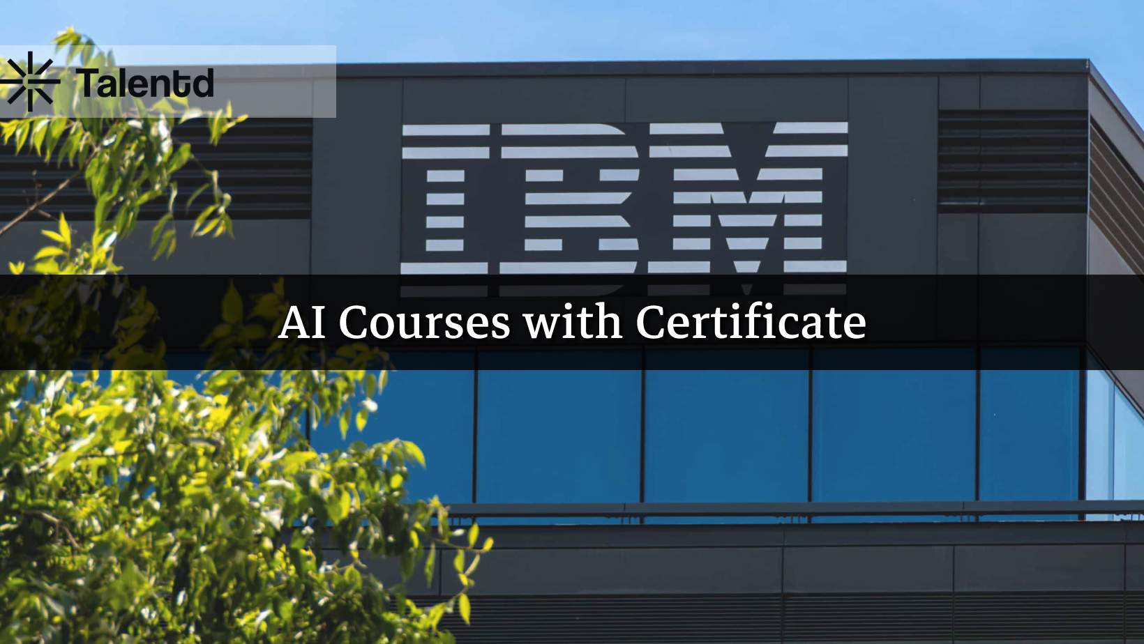 Learn AI for Free with IBM: Online Courses with Certificate