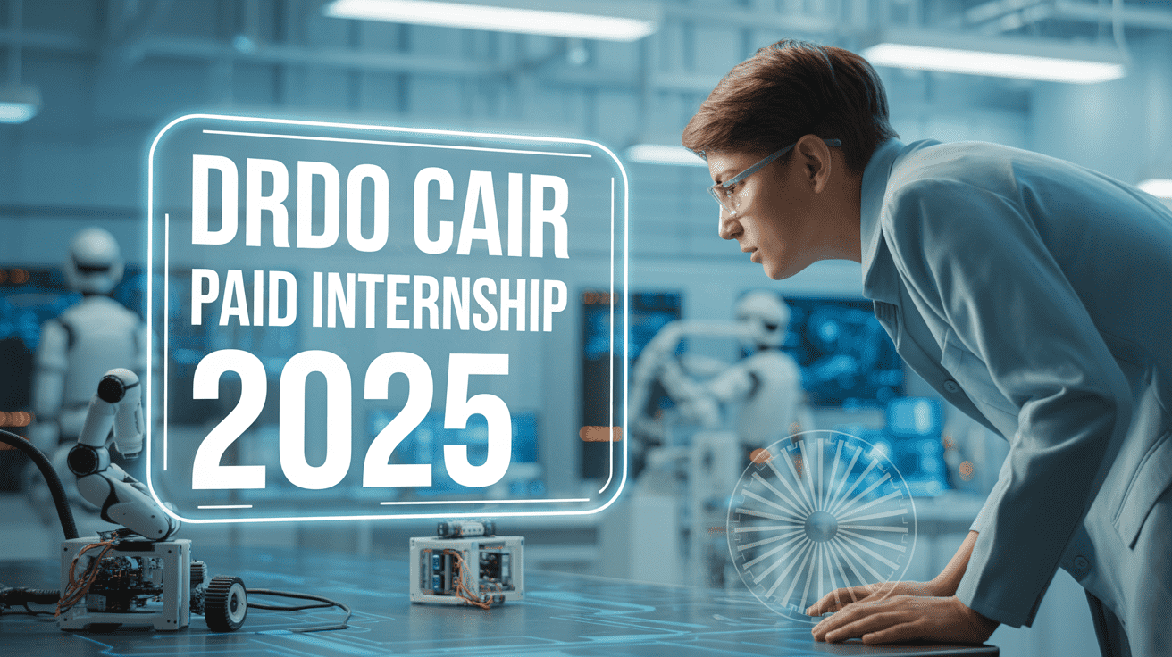 DRDO CAIR Paid Internship 2025: Stipend, Eligibility, and How to Apply for AI, Robotics & Engineering Students