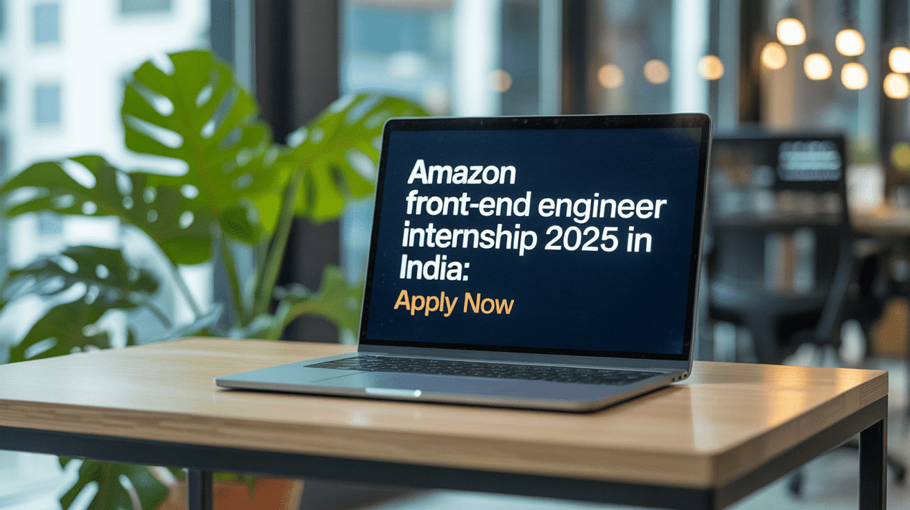 Amazon Front-End Engineer Internship 2025 in India: Apply Now, Stipend up to ₹80,000/Month