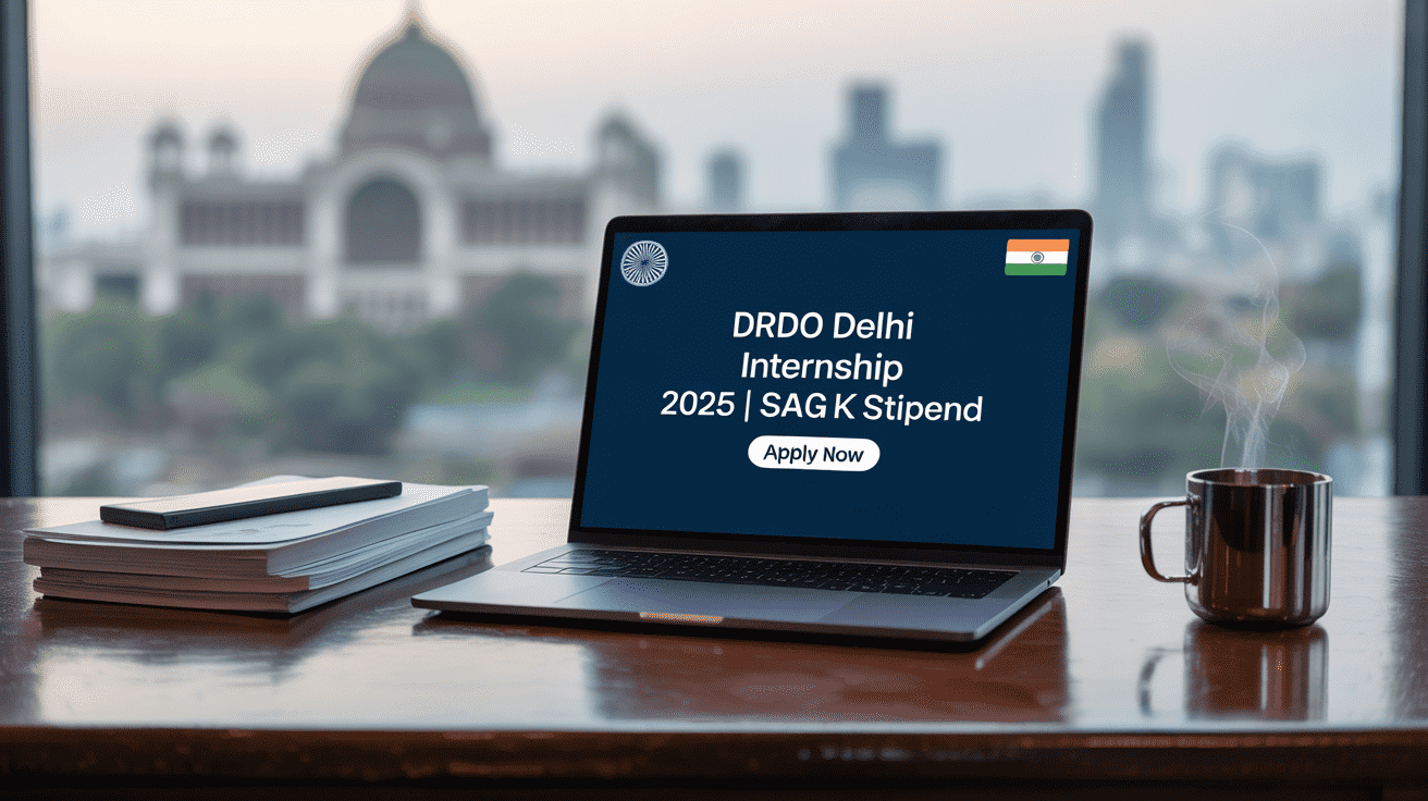 DRDO Delhi Internship 2025 | SAG | ₹5K Stipend | Apply Now