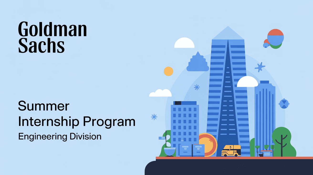 Goldman Sachs Summer Internship Program 2026 (India) – Engineering Division