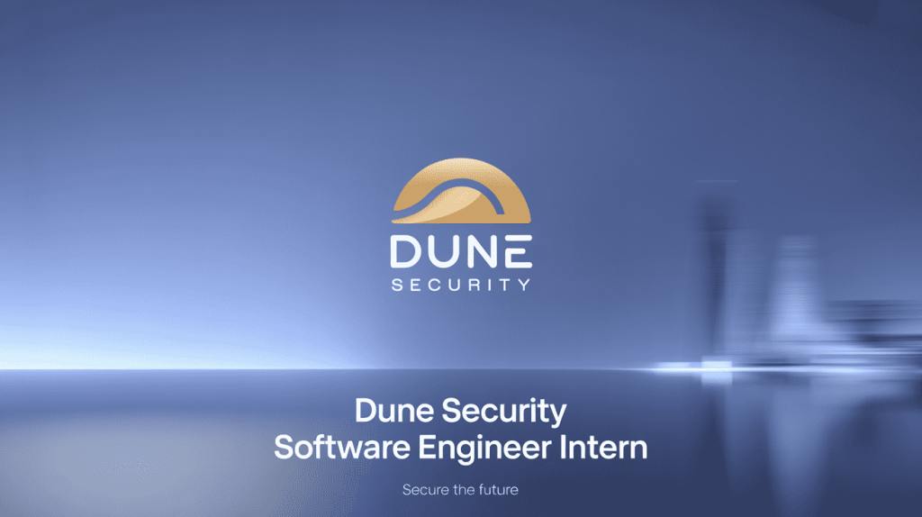 Software Engineer Intern at Dune Security