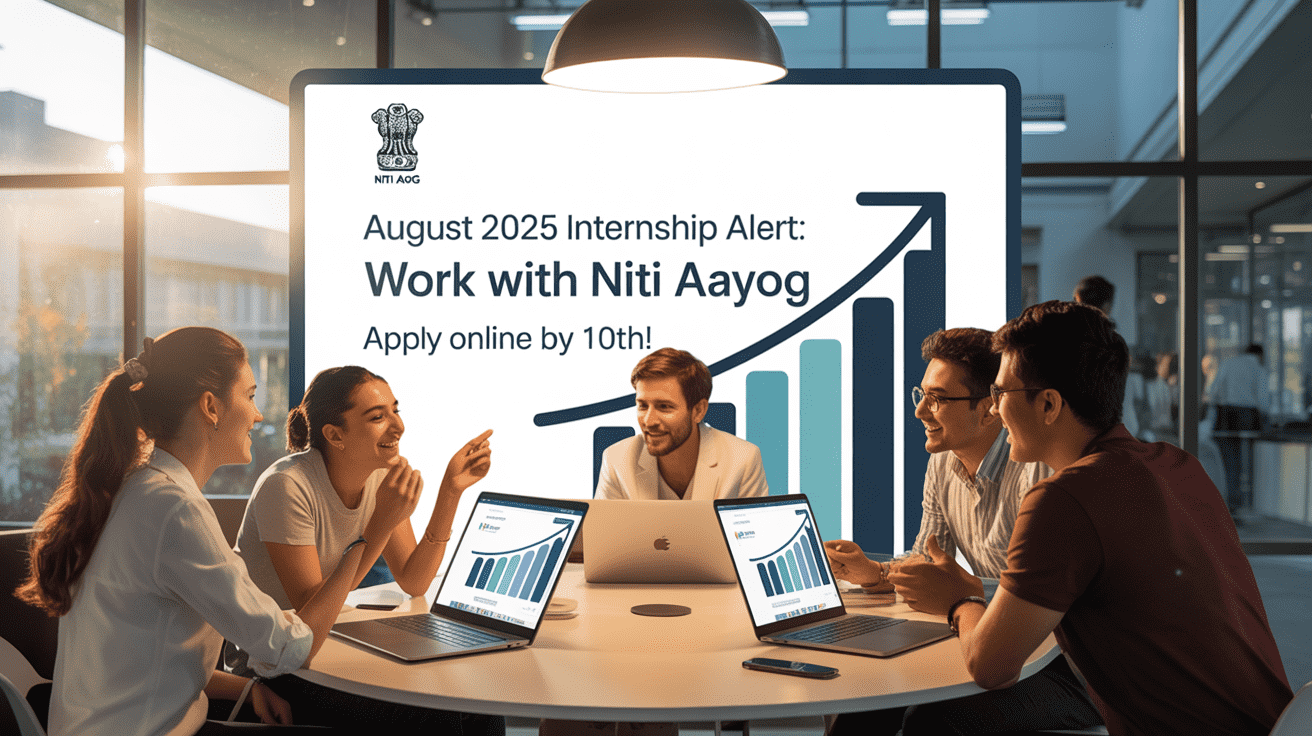 August 2025 Internship Alert: Work with NITI Aayog – Apply Online by 10th!