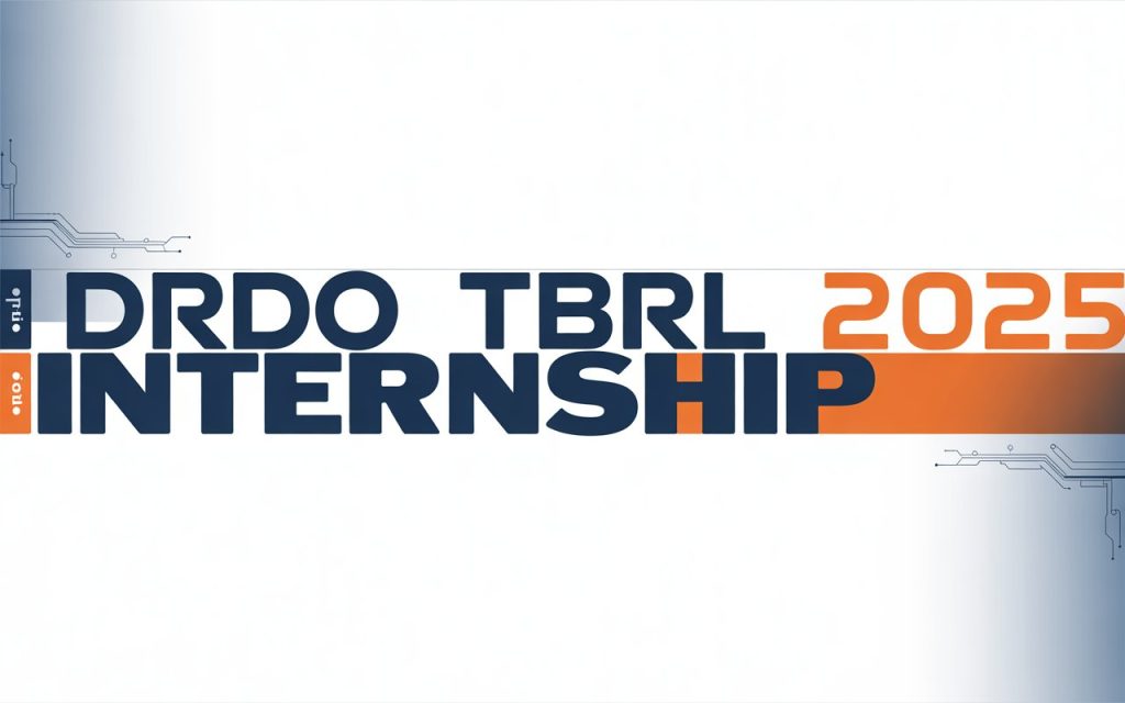 DRDO TBRL Internship 2025