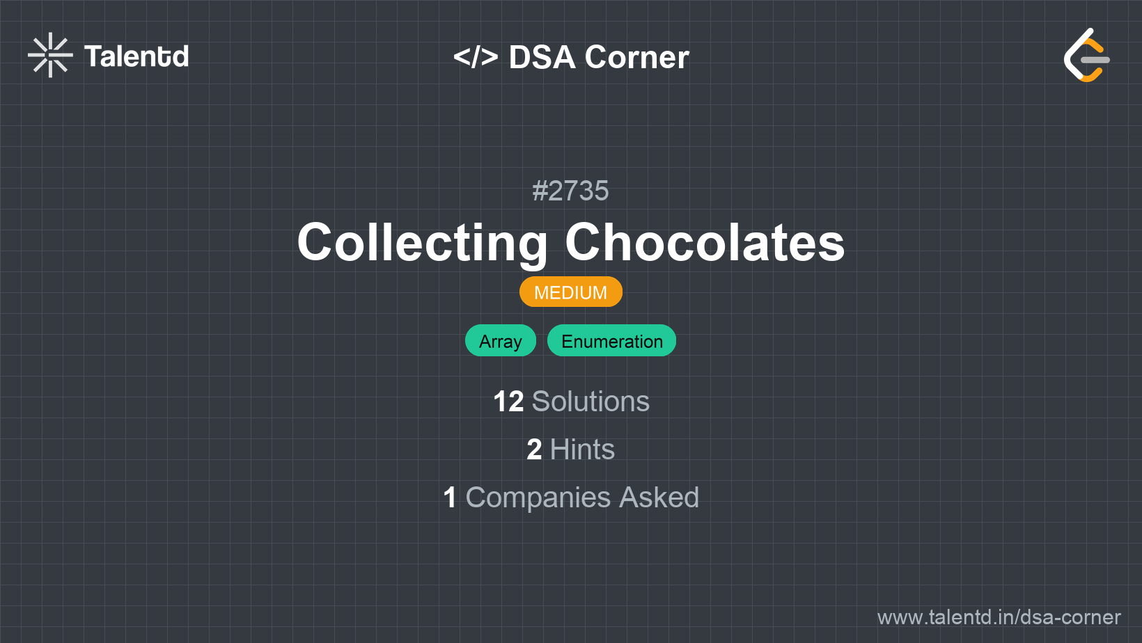 Problem visualization for Collecting Chocolates - A Medium level DSA problem